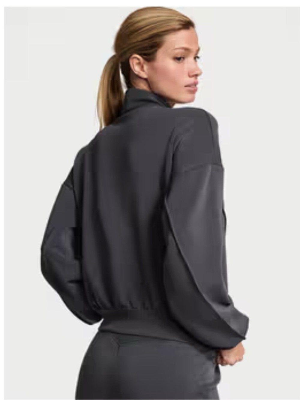 Victoria's Secret Vsx Featherweight Knit Full-Zip Jacket